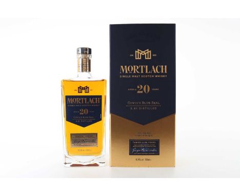 MORTLACH 20 YEAR OLD COWIE'S BLUE SEAL SPEYSIDE SINGLE MALT  Bottle Number: 2020 / 9231043.4% ABV / 70cl  Dubbed “the Beast o