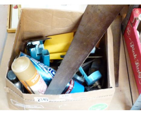 Box of mixed tools