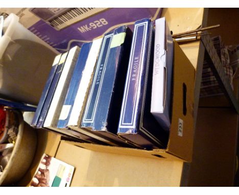 Box of nine boxed collectors plates including Wedgwood