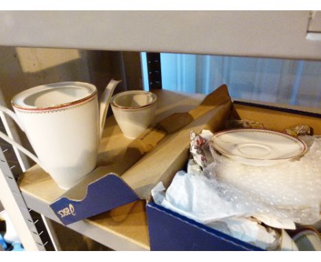 French ceramic coffee service