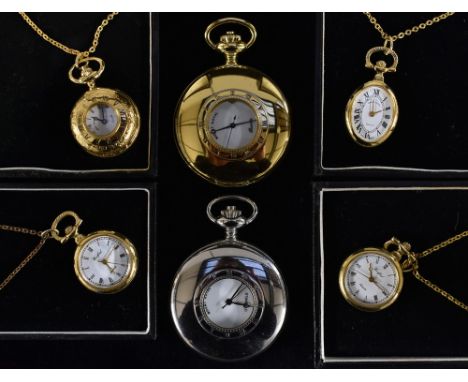 A Mount Royal stainless steel half hunter case pocket watch, white dial, Roman numerals, manual wind 17 jewel movement, with 