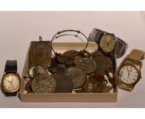 A selection of commemorative medals including Victorian Jubilee, Sunday school, Edwardian Coronation, Lancaster interest, a p