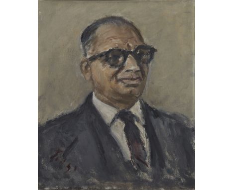 Friedrich Feigl,&nbsp;Czech 1884-1965 -&nbsp;Portrait of a gentleman, c.1965;&nbsp;oil on canvas, signed lower left 'Feigl', 