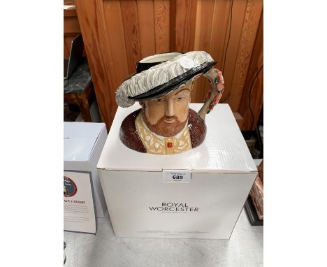 A ROYAL WORCESTER HENRY VIII CHARACTER JUG 