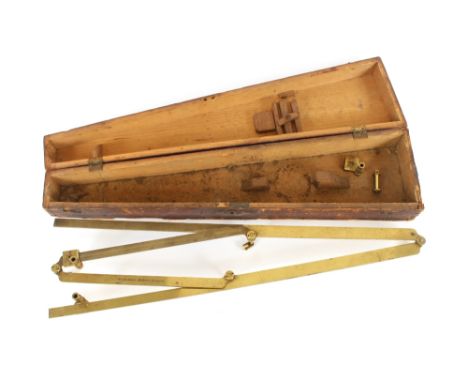 A Pantograph by W &amp; S Jones, in fitted pine case