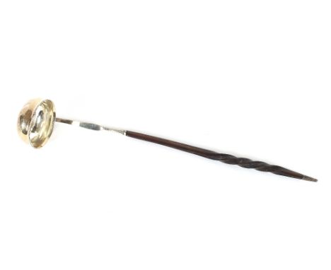 A George III toddy ladle,&nbsp;marks rubbed; three continental teaspoons, possibly German; and eight early 20th Century India