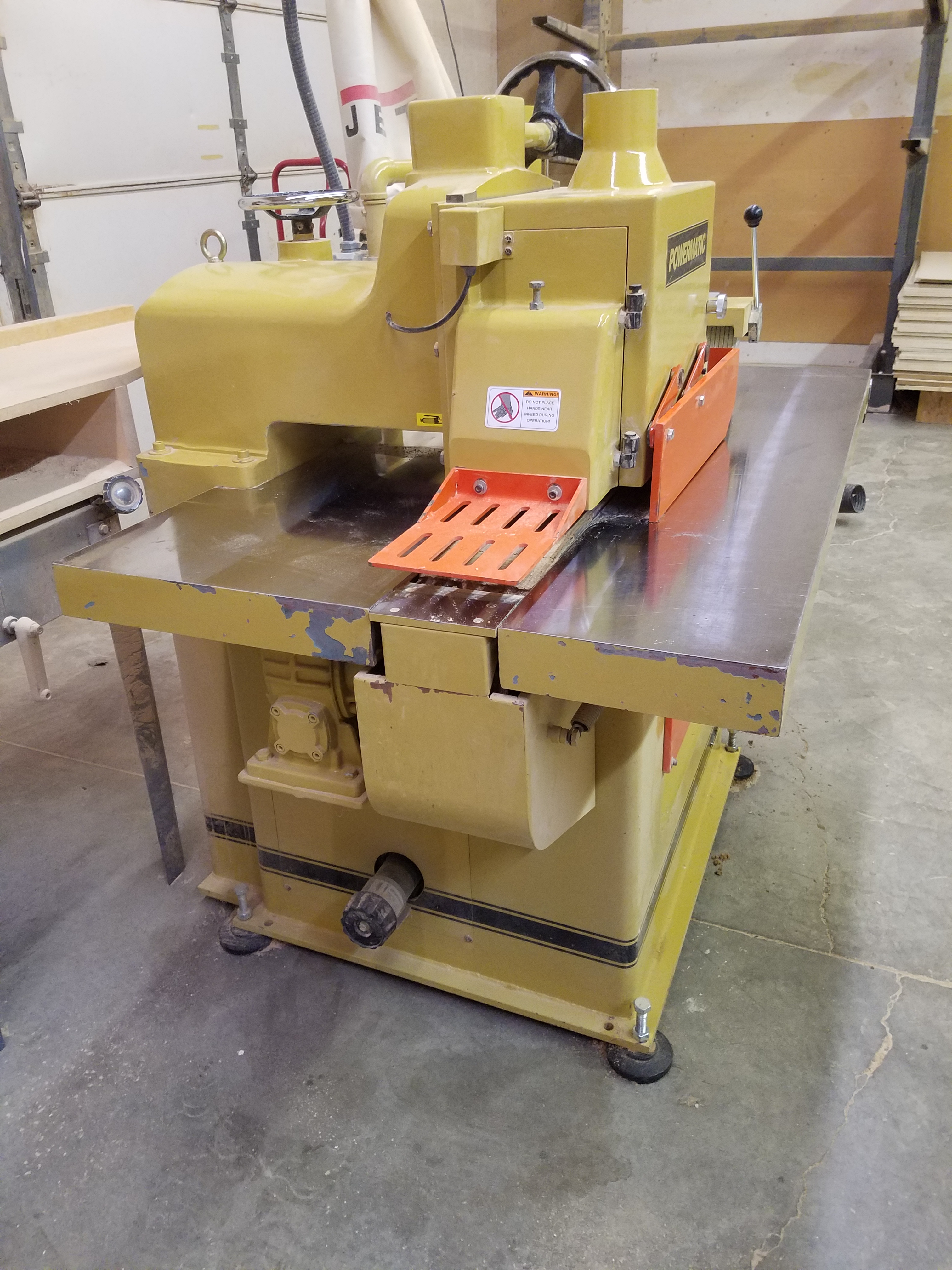 Powermatic Straight Line Rip Saw Model SLR 12 Rip, 15 HP, 2 HP Variable