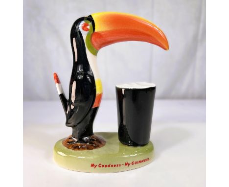 Guinness advertising Carlton ware toucan ceramic lamp base 