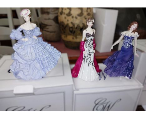 Royal Worcester 'Summertime' 1403/7500 boxed with certificate, Royal Doulton 'Georgina' 290/4950 boxed with certificate and R