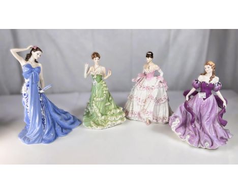 Royal Staffordshire: Four limited edition ceramic figures 'Loves me, Loves me not' 26/950, 'Hannah 25th Anniversary Figurine'