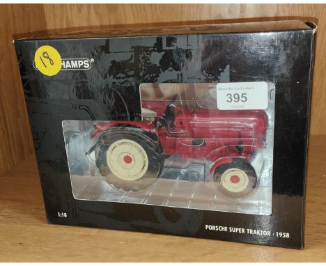 A Boxed Minichamps 1:18 Porsche Super Tractor 1958 