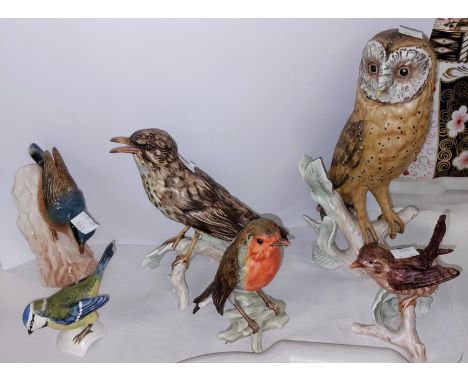 5 Goebel figures of birds 