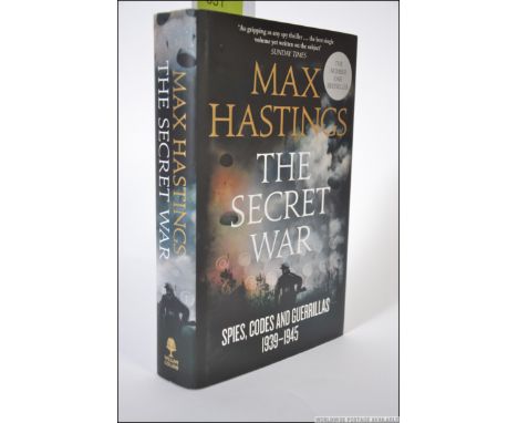 Max Hastings, ' The Secret War' UK First Edition. Signed to title page by author. With dust cover. 