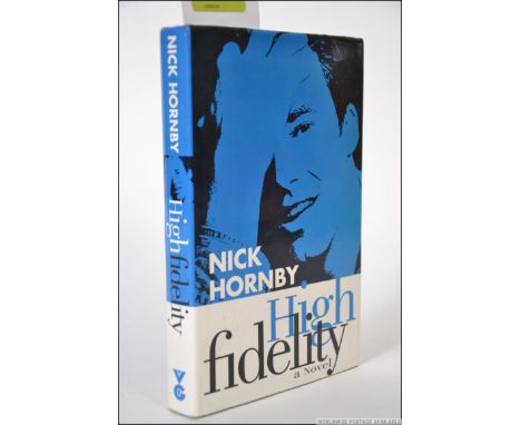 High Fidelity, Hornby, Nick. First Edition, Published by Victor Gollancz, London (1995. Original photographic blue and black 