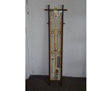 Admiral Fitzroy Barometer/Spirit Thermometer/ Atmosphere Gauge with moveable settings