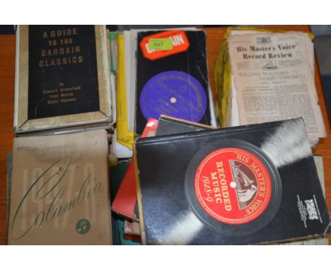 A collection of vintage music book catalogues to include catalogues from Columbia dating from the 1930's, Decca from the 1940