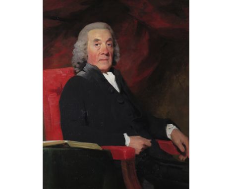 Sir Henry Raeburn (1756-1823) Portrait of the Reverend James Lindsay of Pinkieburn (1711-1796), three-quarter length, seated 