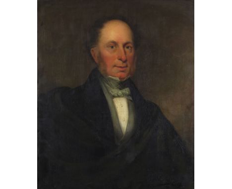 Scottish School early 19th Century Portrait of a gentleman, head and shoulders Oil on canvas 76 x 63cm; 30 x 25in