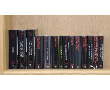 Pevsner Architectural Guides: Buildings of England: 14 Volumes, all hard backs with dust jackets. Some first editions, Fine c