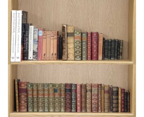Binding, etc. Quantity, including Thackeray’s Vanity Fair, 1849, early edition; Dr. Syntax’s Tour of the lakes. With colour l