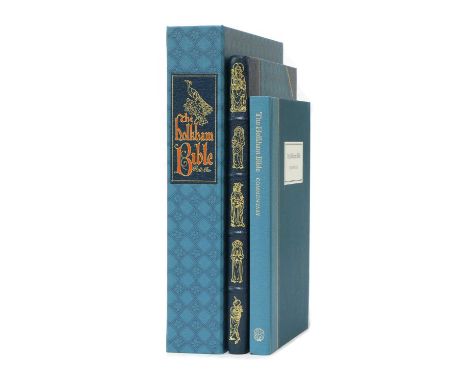 FOLIO SOCIETY LIMITED EDITION: Holkham Bible, A facsimile of the original manuscript. Folio Society, 2007. Limited edition # 