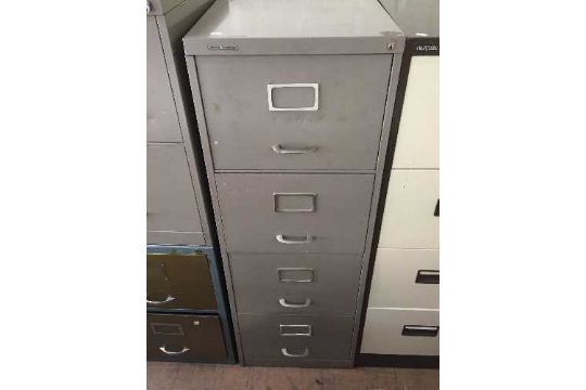 A Roneo Vickers Two Drawer Filing Cabinet And A Sheer Pride Filing