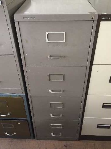 A Roneo Vickers Two Drawer Filing Cabinet And A Sheer Pride Filing