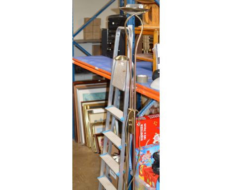 STEP LADDER &amp; MODERN UPLIGHTER     