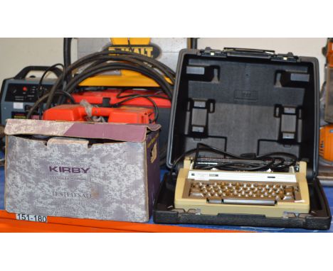 VINTAGE TYPEWRITER &amp; KIRBY SHAMPOO SYSTEM IN BOX     