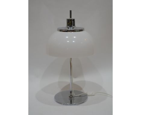 Harvey Guzzini (Italian) Faro adjustable table lamp, model number 2240 1970's with original label 59cm high overall 