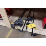 6 QUICK GRIP CLAMPS