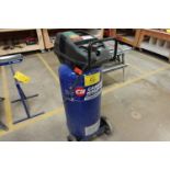 CAMPBELL HAUSFELD PORTABLE AIR COMPRESSOR, 5 HP., 28 GAL. TANK