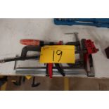 4 ASSORTED CLAMPS