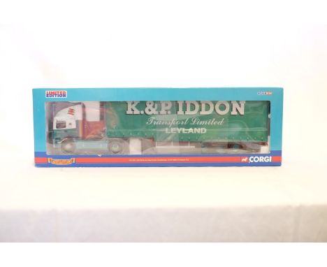 Corgi  ERF EC Series Step Frame Curtianside Trailer - K&P Iddon transport LTD - Good Condition  CC11912