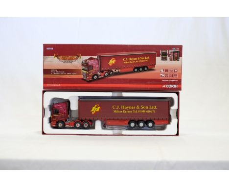 Corgi  Scania R Curtanside - C.J. Haynes & Sons Ltd  CC13739