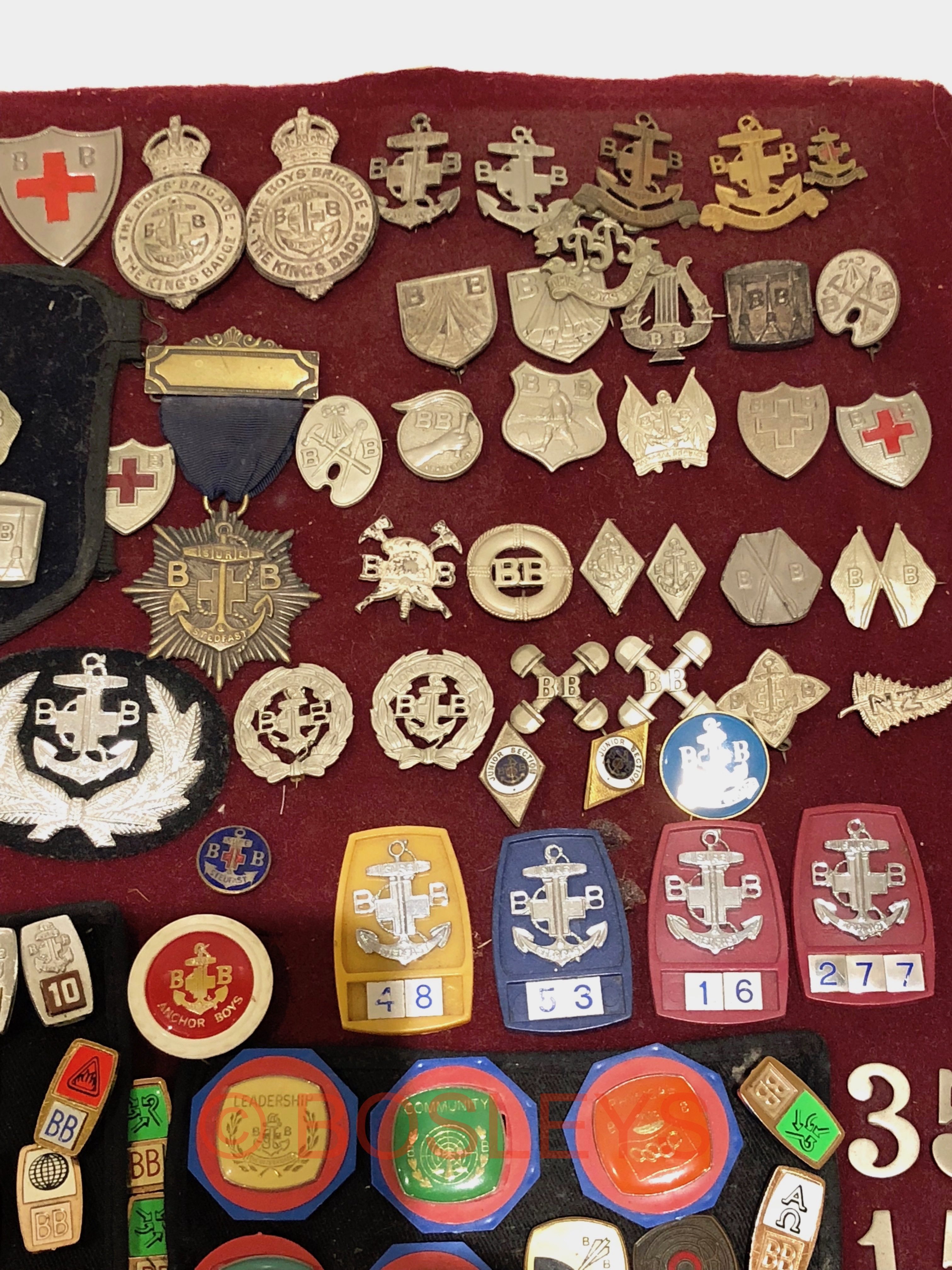 Boys Brigade Badges etc.An interesting and large selection, including ...