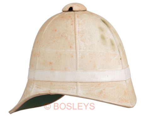 Victorian Sudan / Boer War White Foreign Service Helmet.A rare example of the pattern commonly been worn during the late Vict
