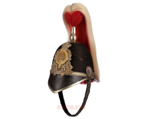 Victorian Royal 1st Devon Yeomanry Cavalry Helmet.A fine and rare example of the Regimental pattern worn from 1852 until the 