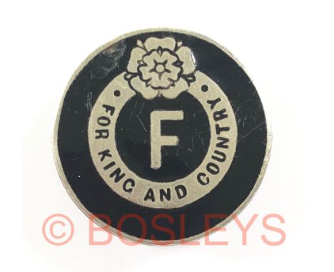 British Fascists 2nd pattern 'For King And Country' Membership Badge by Gaunt London.A rare original circa 1924 'British Fasc