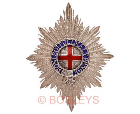 Coldstream Guards 1933 Birmingham hallmarked silver pagri badge.A fine scarce die-cast inter war example by WD retailed throu