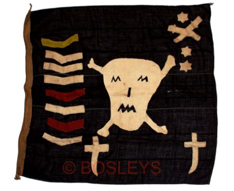WW2 Royal Navy Submarine “Jolly Roger” Patrol Flag Attributed to H.M. Submarine “Thule”Direct from the family of Able Seaman 