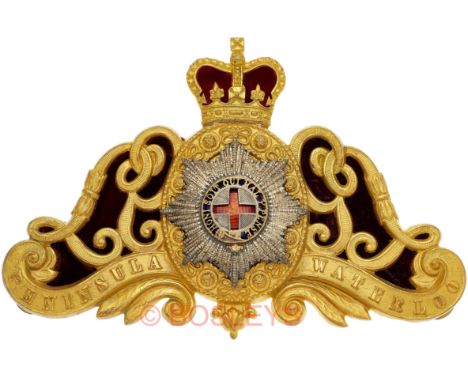 Life Guards Officer’s post 1953 pouch ornament.A fine quality example. Ornate gilt crowned Collar of the Order of the Garter 
