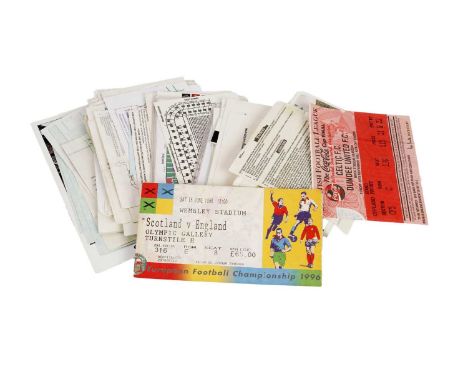 Collection of Sporting tickets, mainly Scottish football, from 1996 onwards, to include: Celtic v Dundee Coca-Cola Cup Final 