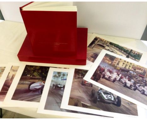 A rare Limied Edition collector's motor racing book & prints 'Le Grand Prix Automobile de Monaco - Story of a Legend 1929-196