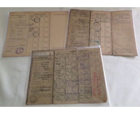 3 Rare Classic Car Logbooks 1933-1958.1933 Vauxhall Saloon 12 HP Reg. No. ALN 683, 1934 Daimler ?15? Saloon 15 HP Reg. No. AX