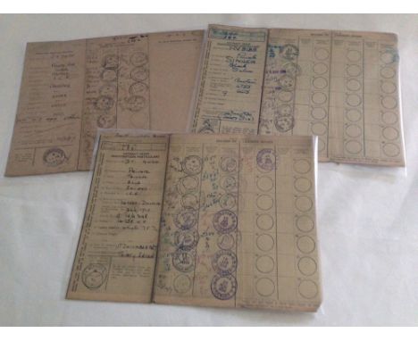 3 Rare Classic Car Logbooks 1927-1937.1927 Crossley Saloon 17.7HP then 20.9HP Reg. No. CX 7420, 1937 Singer ?Bantam? Saloon 9