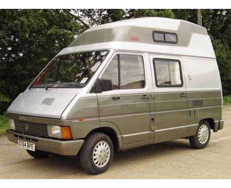 A 1987 Renault T800 2 berth motor caravan - D764 BPE 
A 2 berth motor caravan fully equipped and ready for camping.
Smooth-ru