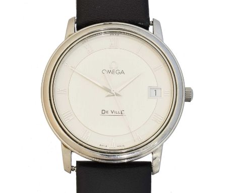 An Omega De Ville quartz wristwatch, cal. 1532, the circular signed dial with roman numeral hour markers and date aperture to