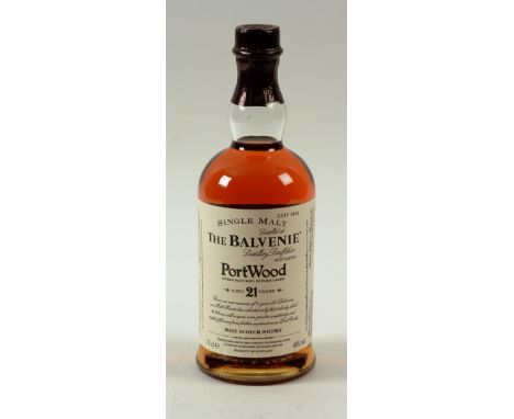 The Balvenie Portwood 21 Years Old Malt Scotch Whisky, 70cm, 40% vol, tubed