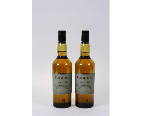 Two bottles of Caol Ila Moch Islay Single Malt Scotch Whisky, 43% vol, 70cl, boxed